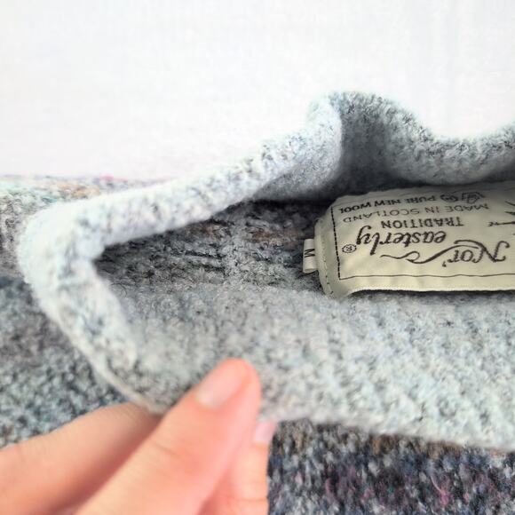 Vintage Nor'Easterly 100% Pure New Wool Sweater Size Medium Made In Scotland - Picture 9 of 10